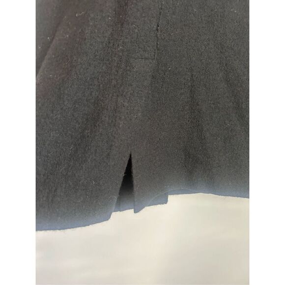 Chico’s Black 100% Boiled Wool Women’s Vest Snap Closure - Picture 10 of 13